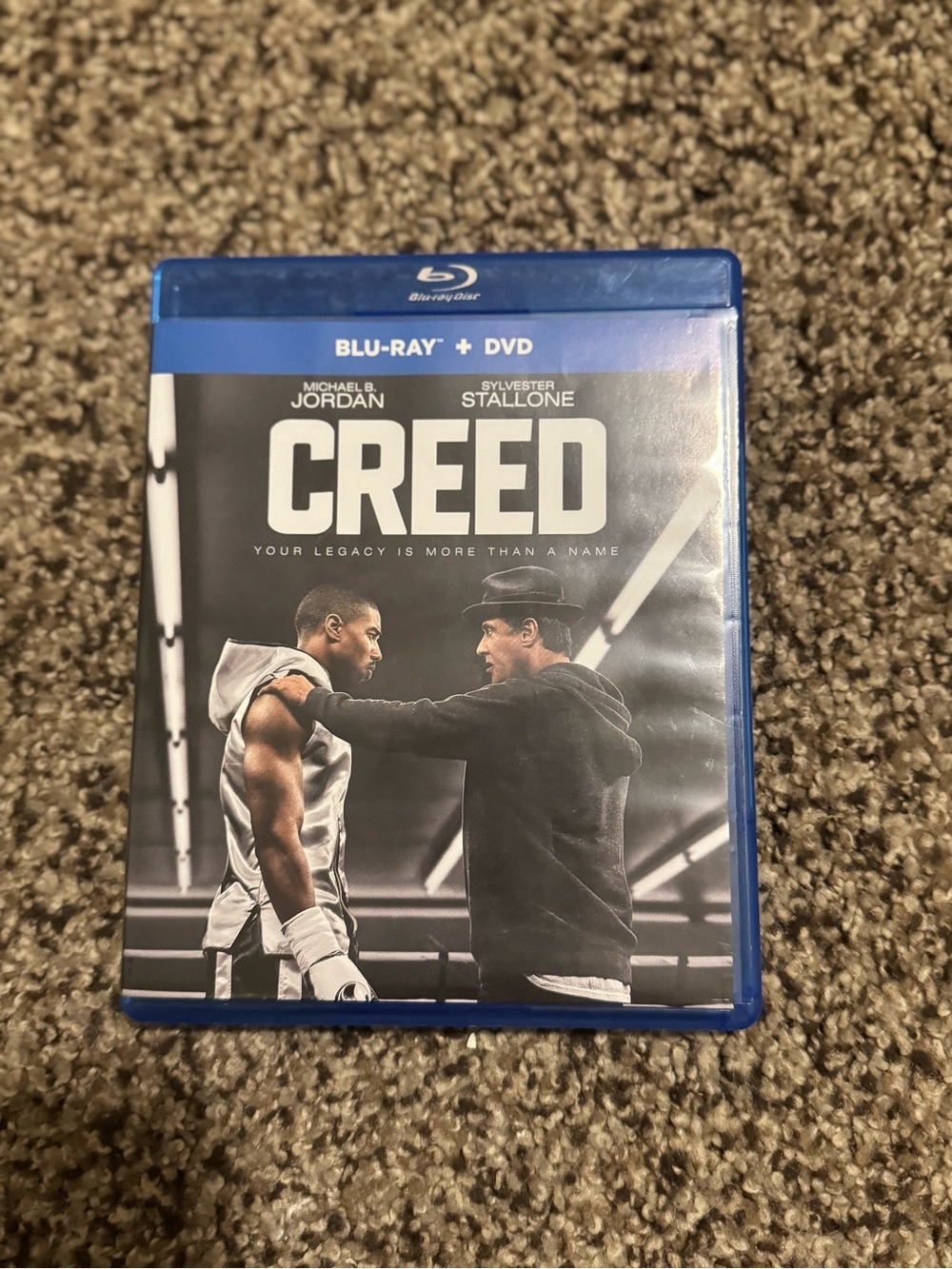 Warner Bros. CREED Blu-ray + DVD — Blue, Black, White